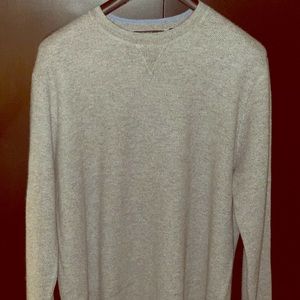 Men’s gray cashmere Saks fifth avenue sweater